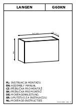 GALA MEBLE LANGEN G60KN Assembly Manual предпросмотр