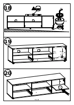 Предварительный просмотр 20 страницы GALA MEBLE PARMA RTV1D2S Assembly Manual