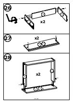 Предварительный просмотр 23 страницы GALA MEBLE PARMA RTV1D2S Assembly Manual