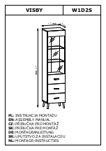 GALA MEBLE VISBY W1D2S Assembly Manual preview