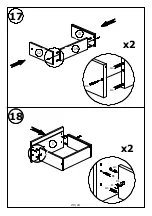 Preview for 20 page of GALA MEBLE VISBY W1D2S Assembly Manual