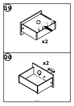 Preview for 21 page of GALA MEBLE VISBY W1D2S Assembly Manual