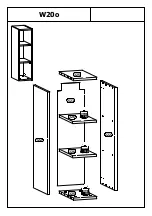 Preview for 8 page of GALA MEBLE W20o Assembly Manual