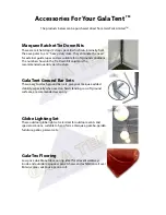 Preview for 7 page of Gala Tent PVC Assembly, And Care Manual