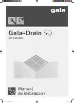 GALA Drain SQ Manual preview