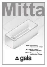 GALA mitta Installation Instructions Manual предпросмотр