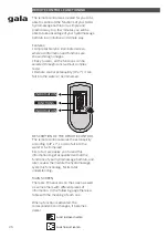 Предварительный просмотр 28 страницы GALA Sensitive Smart Installation Instructions And User Manual