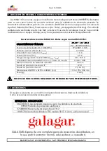 Предварительный просмотр 3 страницы GALAGAR 22300160MMA Technical Instruction Manual