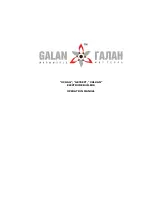 GALAN Geyser-15 Operation Manual preview