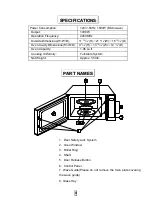 Preview for 9 page of Galanz 10030008 User Manual