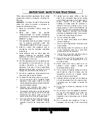 Preview for 3 page of Galanz D100N30ASPKR-B5 Owner'S Manual