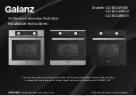 Galanz GL1BO24BKAN Installation Instructions Manual preview