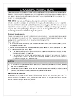 Preview for 6 page of Galanz P100D33ALH-JK User Manual