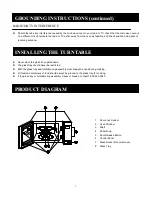 Preview for 6 page of Galanz P11043APHV-B9 User Manual