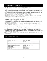 Preview for 16 page of Galanz P11043APHV-B9 User Manual