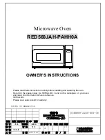 Galanz RED560JAH-PAHH0A Owner'S Instructions Manual preview