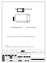 Preview for 1 page of Galanz SEJ301F1B-PA0C0A User Manual