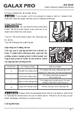 Preview for 9 page of Galax Pro 78221 Owner'S Manual & Safety Instructions