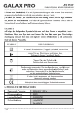 Preview for 16 page of Galax Pro 78221 Owner'S Manual & Safety Instructions