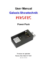 GALAXIS SHOWTECHNIK PYROTEC User Manual preview