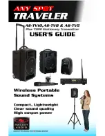 Preview for 1 page of Galaxy Audio Any Spot Traveler AS-TV8 User Manual