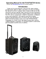 Preview for 3 page of Galaxy Audio Any Spot Traveler AS-TV8 User Manual