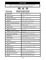 Preview for 29 page of Galaxy Audio Any Spot Traveler AS-TV8 User Manual