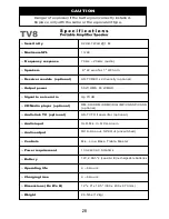 Preview for 30 page of Galaxy Audio Any Spot Traveler AS-TV8 User Manual