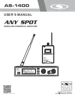 Preview for 1 page of Galaxy Audio AS-1400 User Manual