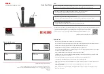 Preview for 2 page of Galaxy Audio BE HEARD PSE Quick Start Manual