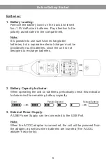 Предварительный просмотр 7 страницы Galaxy Audio CHECK MATE CM-170 User Manual