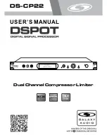 Galaxy Audio DSPOT DS-CP22 User Manual preview