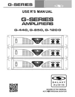 Galaxy Audio G-440 User Manual предпросмотр