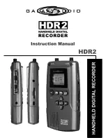 Предварительный просмотр 1 страницы Galaxy Audio HDR2 Instruction Manual