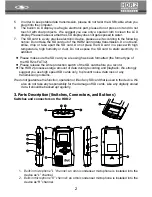 Предварительный просмотр 4 страницы Galaxy Audio HDR2 Instruction Manual