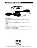 Preview for 20 page of Galaxy Audio HOT SPOT P.A. Owner'S Manual