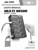 Preview for 1 page of Galaxy Audio JIB/MM User Manual