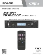 Galaxy Audio RM-CD Instruction Manual preview