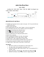 Galaxy Audio RM-CDMV Instruction Manual preview