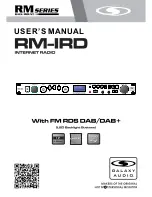 Preview for 1 page of Galaxy Audio RM-IRD User Manual