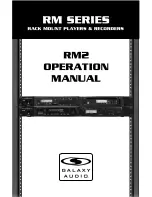 Galaxy Audio RM2 Operation Manual preview