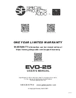 Preview for 16 page of Galaxy Audio Special Projects EVO Scan16 User Manual