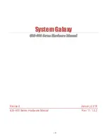 Preview for 2 page of Galaxy Control Systems 635 Series Installation/Configuration Manual