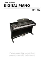 Galaxy Digital Pianos HP-4-RW User Manual предпросмотр