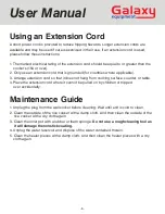 Preview for 6 page of Galaxy Equipment 177GRCS20 User Manual