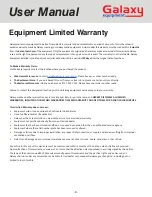 Preview for 8 page of Galaxy Equipment 177GRCS20 User Manual