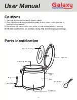 Preview for 4 page of Galaxy Equipment 177GRW92 User Manual