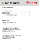 Preview for 2 page of Galaxy Equipment 177GVMC10 User Manual