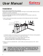 Предварительный просмотр 6 страницы Galaxy Equipment 177MW900GUA User Manual