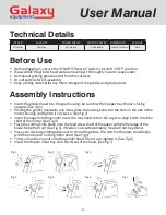 Preview for 3 page of Galaxy Equipment 177SMG8 User Manual